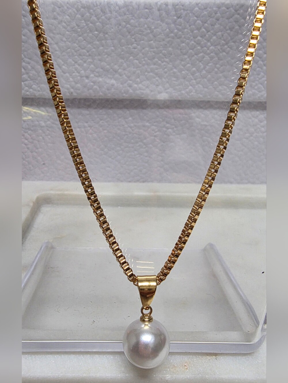 Solarie "The Aurelia Luster Necklace" 16" - 18" NEW IN BOX